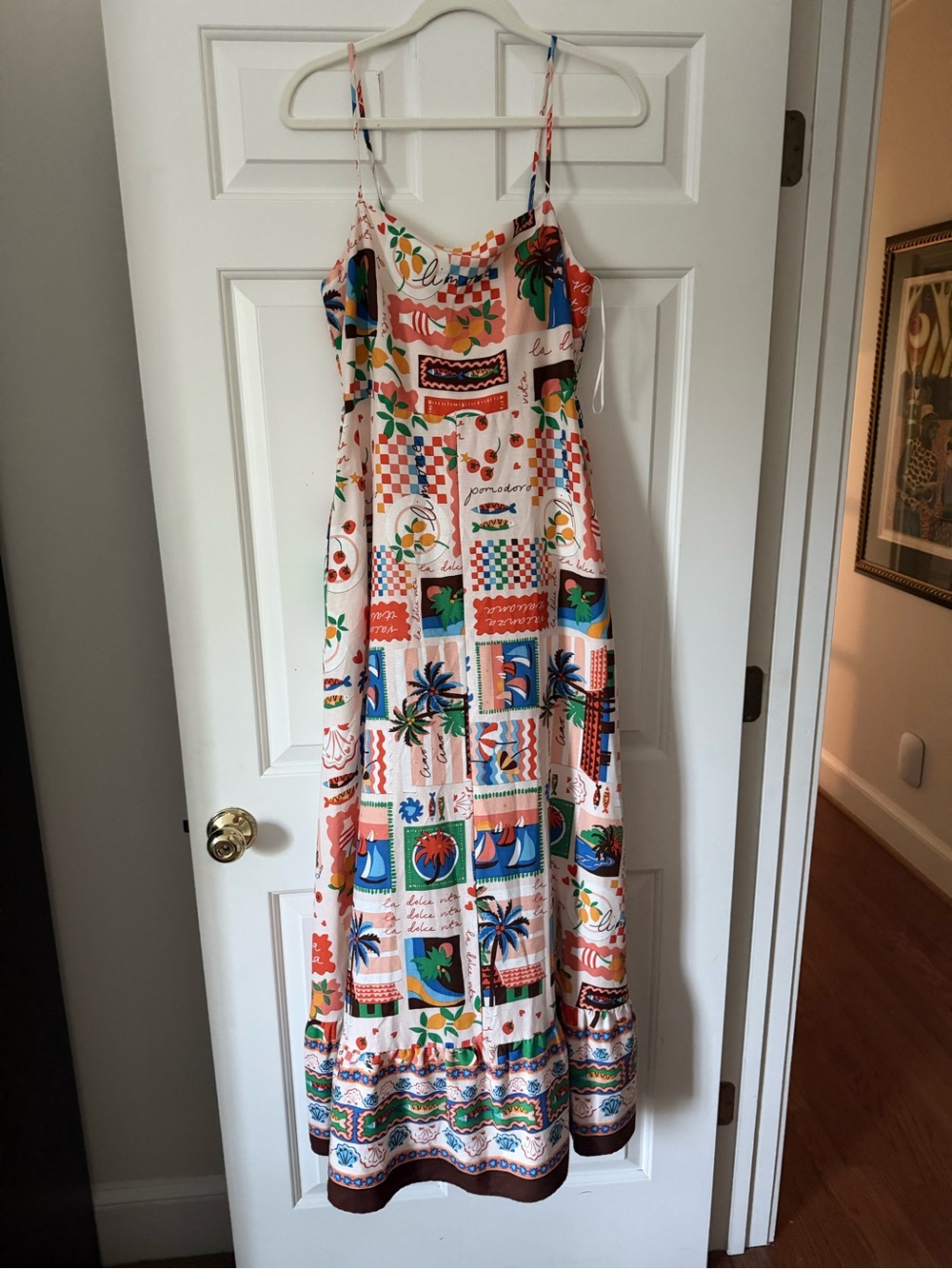 Sugarlips Lumy Mix Vin Smocked Maxi Dress - Picture 1 of 2